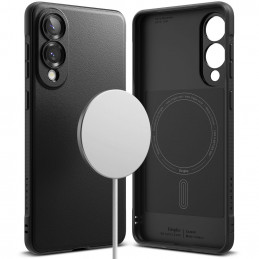 „Ringke Onyx“ magnetinis „Magsafe“ dėklas, skirtas „Samsung Galaxy S25 Edge“ – juodas