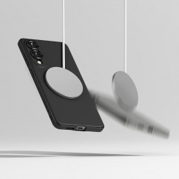 „Ringke Onyx“ magnetinis „Magsafe“ dėklas, skirtas „Samsung Galaxy S25 Edge“ – juodas