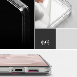 „Ringke Fusion“ dėklas, skirtas „Samsung Galaxy S25 Edge“ – skaidrus