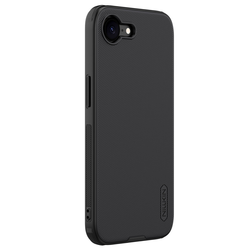 „Nillkin Super Frosted Shield Pro“ magnetinis dėklas, skirtas iPhone 16e – juodas