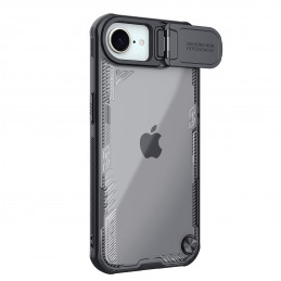 „Nillkin Iceblade Prop“ dėklas su objektyvo dangteliu ir stovu, skirtas „iPhone 16e“ – juodas