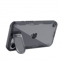 „Nillkin Iceblade Prop“ dėklas su objektyvo dangteliu ir stovu, skirtas „iPhone 16e“ – juodas