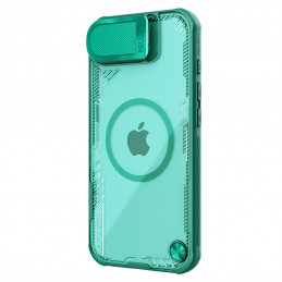 „Nillkin Iceblade Prop“ magnetinis dėklas su kameros dangteliu ir stovu, skirtas „iPhone 16e“ – žalias