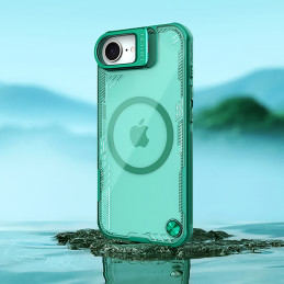 „Nillkin Iceblade Prop“ magnetinis dėklas su stovu, skirtas „iPhone 16e“ – žalias
