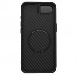 „Nillkin CarboProp“ magnetinis dėklas su kameros dangteliu ir stovu, skirtas „iPhone 16e“ – juodas