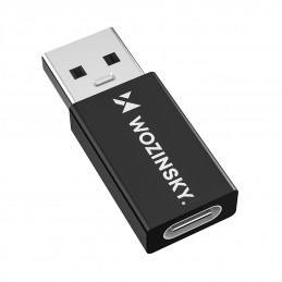 Wozinsky WAAC-01 USB-A - USB-C OTG adapteris - juodas