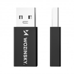 Wozinsky WAAC-01 USB-A - USB-C OTG adapteris - juodas