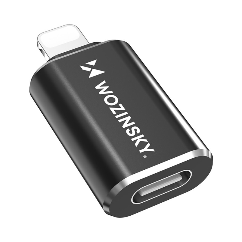 „Wozinsky WALC-01 Lightning“ į USB-C adapteris – juodas