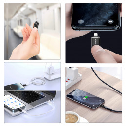 „Wozinsky WALC-01 Lightning“ į USB-C adapteris – juodas