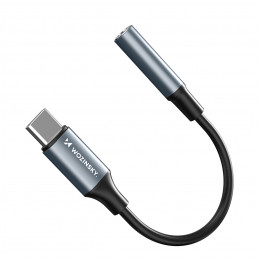 „Wozinsky WACM-01“ USB-C adapteris – 3,5 mm mini lizdas – juodas