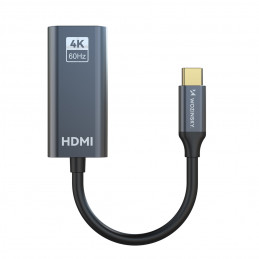 „Wozinsky WACH-01“ USB-C – HDMI 4K 60Hz adapteris – juodas