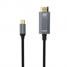 „Wozinsky WCCH-01“ USB-C - HDMI 4K 60Hz kabelis 1,8 m - juodas