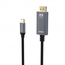 „Wozinsky WCCH-01“ USB-C - HDMI 4K 60Hz kabelis 1,8 m - juodas