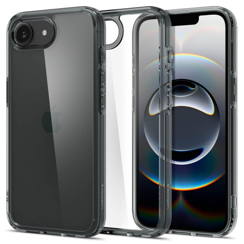 „Spigen Ultra Hybrid“ dėklas, skirtas „iPhone 16e“ – pilkas