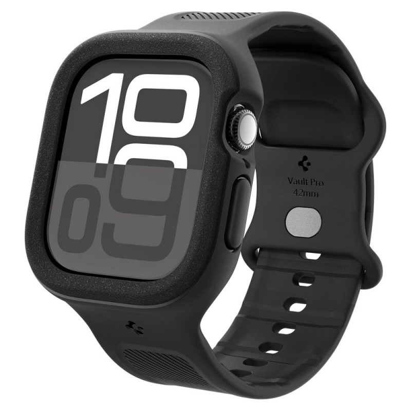 „Spigen Vault Pro“ dirželis, skirtas „Apple Watch 42 mm“ – matinės juodos spalvos