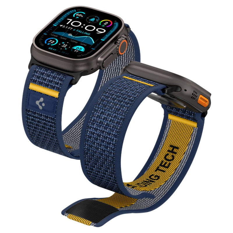 „Spigen Athlex Air Strap“ skirtas „Apple Watch 44 / 45 / 46 / 49 mm“ – tamsiai mėlynas
