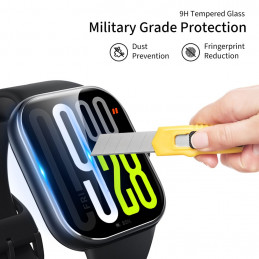 „Tech-Protect Glass Fit+“ 2 grūdintų stiklų pakuotė, skirta „Huawei Watch Fit 4 Pro“ – skaidri