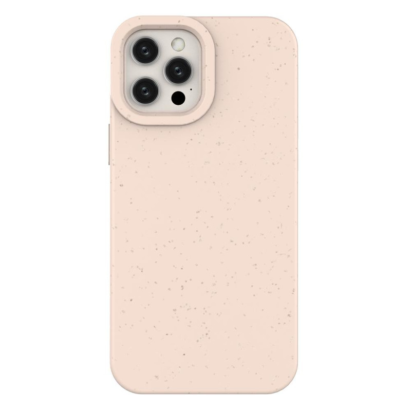 Eco Case dėklas iPhone 12 Pro Max silikoniniu dangteliu telefono dėklu rožinis