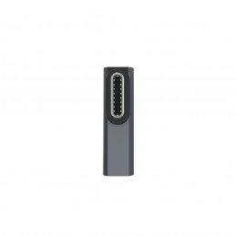 „Wozinsky WPKB-01 USB-C“ – USB-C 40Gb/ s 240W 8K OTG adapteris su kampiniu pakreipimu – pilkas