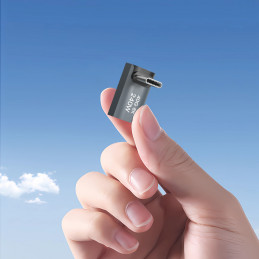 „Wozinsky WPKF-01 USB-C“ – USB-C 40Gb/ s 240W 8K OTG kampinis adapteris – pilkas