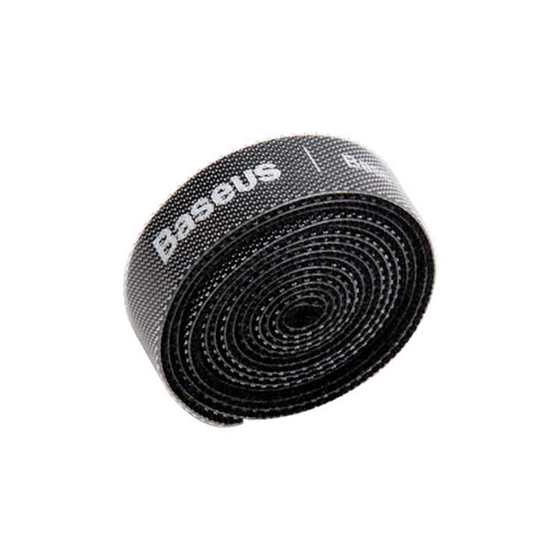 „Baseus Circle“ lipni juosta su Velcro užsegimu, 50 cm, juoda