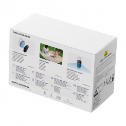 „Baseus Security N1 2K“ lauko kamera – balta