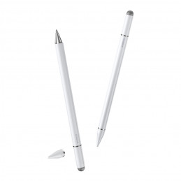 „Baseus Smooth Writing III 3-in-1“ pasyvus rašiklis, magnetinė versija – baltas