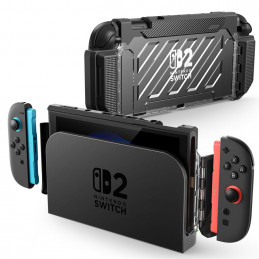 „Supcase Unicorn Beetle Pro“ dėklas, skirtas „Nintendo Switch 2“ – juodas
