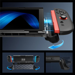 „Supcase Unicorn Beetle Pro“ dėklas, skirtas „Nintendo Switch 2“ – juodas
