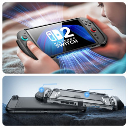 „Supcase Blade“ dėklas, skirtas „Nintendo Switch 2“ – juodas