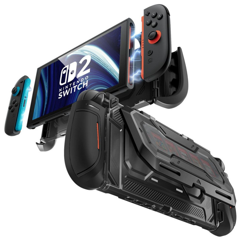 „Supcase Titan“ dėklas, skirtas „Nintendo Switch 2“ – juodas