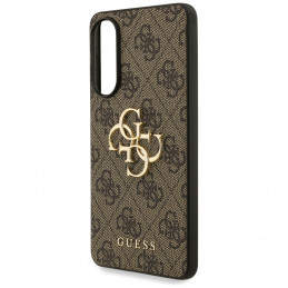 „Guess Big 4G Logo Classic“ dėklas, skirtas „Samsung Galaxy S25 Edge“ – rudas