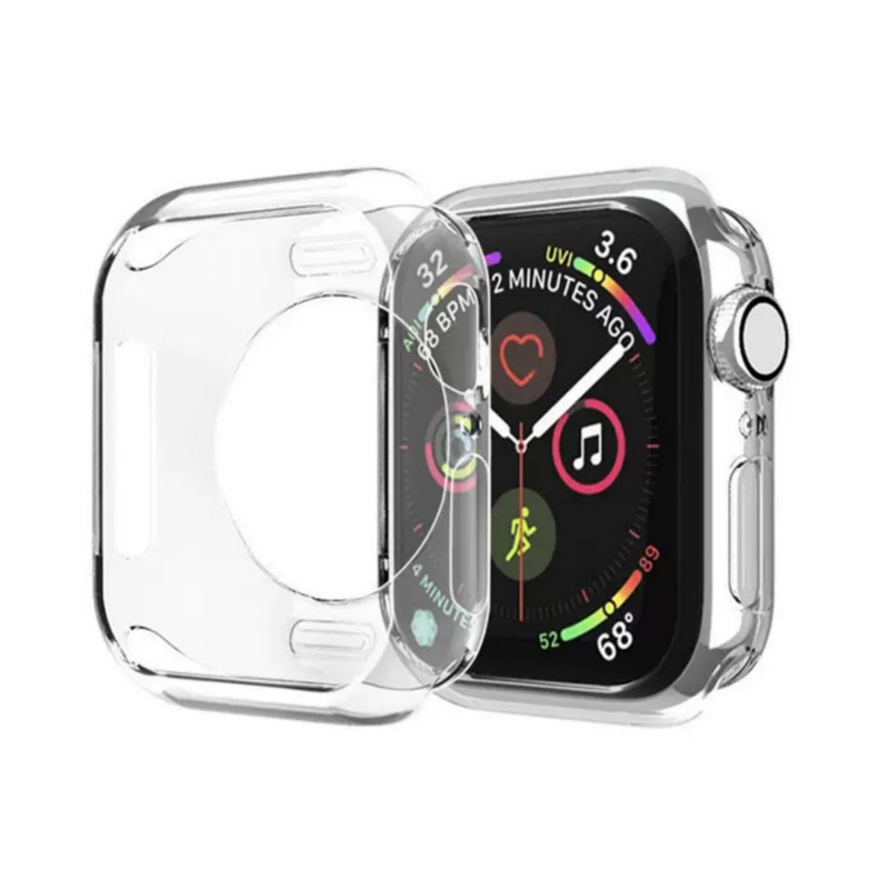 Itin skaidrus laikrodžio dėklas, skirtas „Apple Watch 41mm“ (7/ 8/ 9 serija) – skaidrus