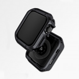 Minkštas ir tvirtas laikrodžio dėklas, skirtas „Apple Watch 46 mm“ (10 serijos) – juodas