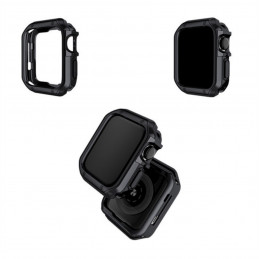 Minkštas ir tvirtas laikrodžio dėklas, skirtas „Apple Watch 49 mm“ (Ultra 1/ 2) – juodas