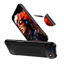 Hibridinis šarvuotas dėklas, skirtas „iPhone 17 Air“ – juodas
