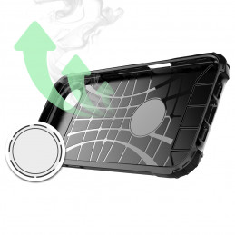 Hibridinis šarvuotas dėklas, skirtas „iPhone 17 Air“ – juodas