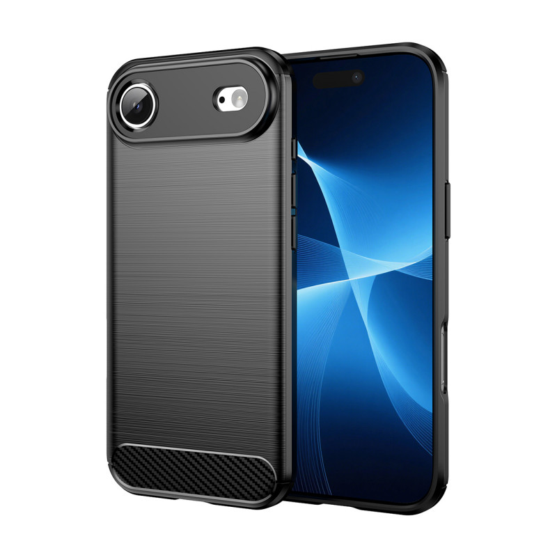 Anglies pluošto dėklas, skirtas „iPhone 17 Air“ – juodas
