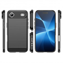 Anglies pluošto dėklas, skirtas „iPhone 17 Air“ – juodas