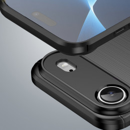 Anglies pluošto dėklas, skirtas „iPhone 17 Air“ – juodas