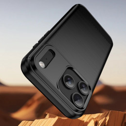 Anglies pluošto dėklas, skirtas „iPhone 17 Pro“ – juodas