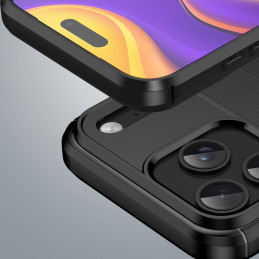 Anglies pluošto dėklas, skirtas „iPhone 17 Pro“ – juodas