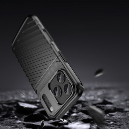 „Thunder“ dėklas, skirtas „iPhone 17 Pro Max“ – juodas