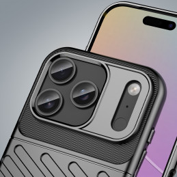 „Thunder“ dėklas, skirtas „iPhone 17 Pro Max“ – juodas