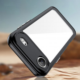 „Outer Space“ dėklas, skirtas „iPhone 17 Air“ – juodas permatomas