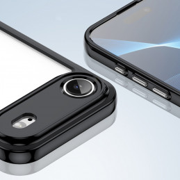 „Outer Space“ dėklas, skirtas „iPhone 17 Air“ – juodas permatomas