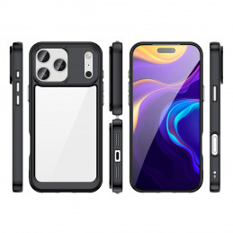 „Outer Space“ dėklas, skirtas „iPhone 17 Pro Max“ – juodas permatomas