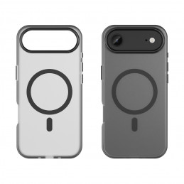 Magnetinis abrazyvinis iPhone 17 Air dėklas, suderinamas su „MagSafe“ – matinės juodos spalvos