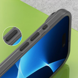Magnetinis abrazyvinis iPhone 17 Air dėklas, suderinamas su „MagSafe“ – matinės juodos spalvos