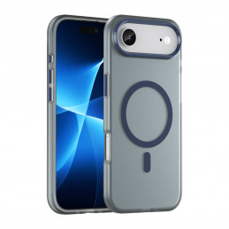 Magnetinis abrazyvinis iPhone 17 Air dėklas, suderinamas su „MagSafe“ – matinės mėlynos spalvos